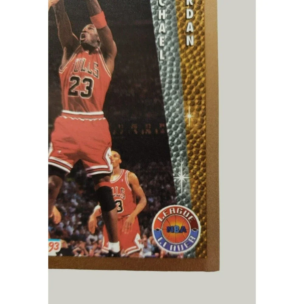 '92-'93 Fleer Michael Jordan #238 Basketball Card NBA League Leader Bulls NM-MT!